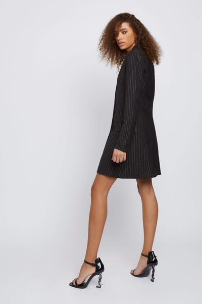 Ganni heavy 2024 crepe blazer dress